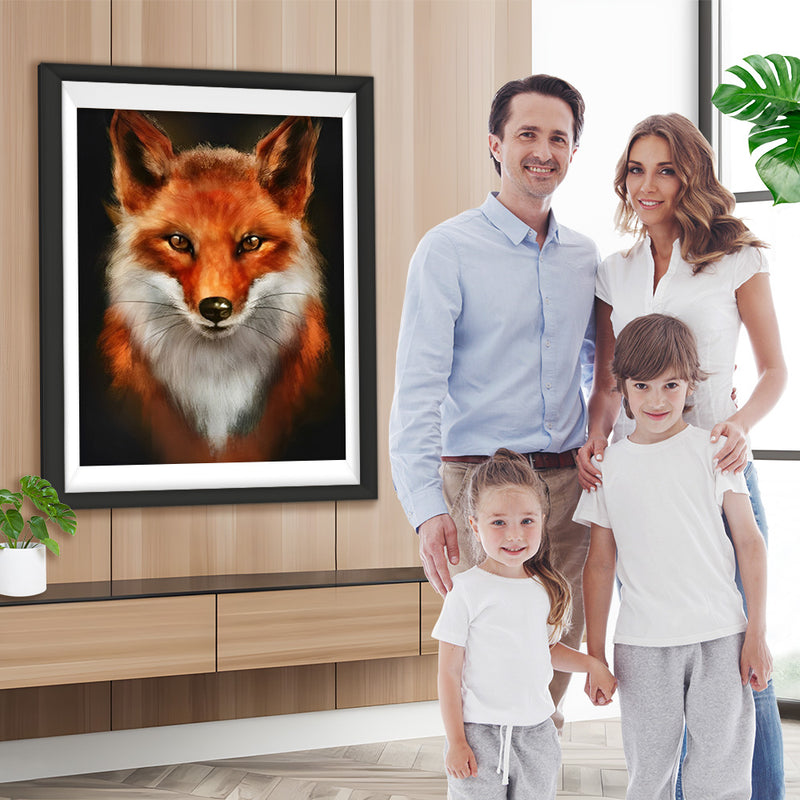 Fuchs in der Dunkelheit Diamond Painting