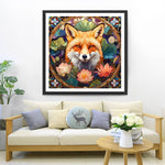 Fuchs und Lotus Diamond Painting