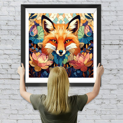 Fuchs und Lotus Diamond Painting