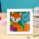 Fuchs und Pilz Mini-Kristallpünktchen Diamond Painting