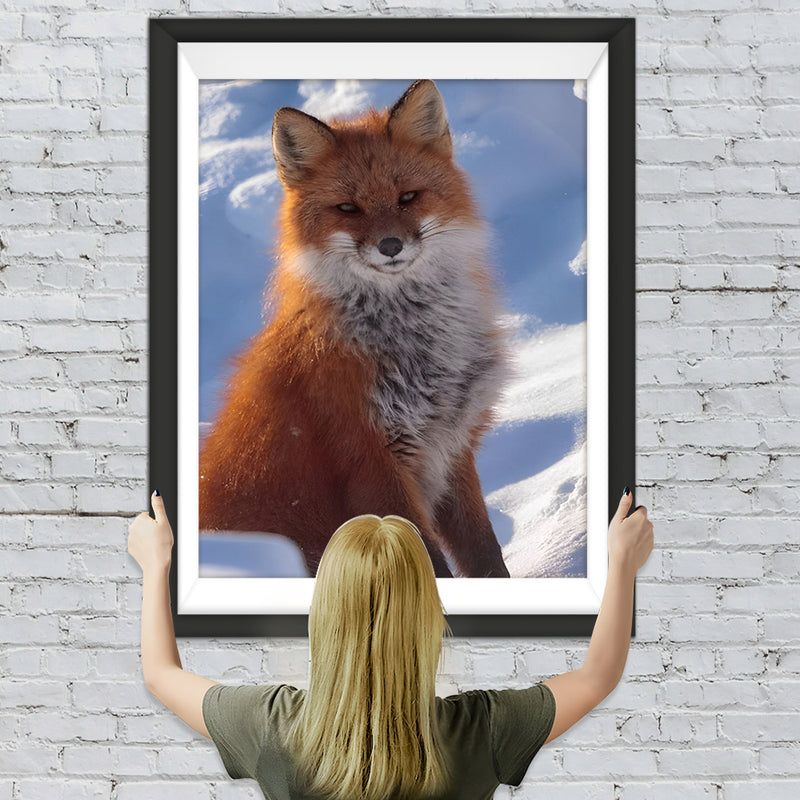 Fuchs unter blauem Himmel Diamond Painting