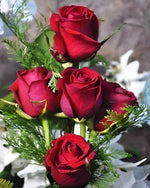 Fünf rote Rosen Diamond Painting