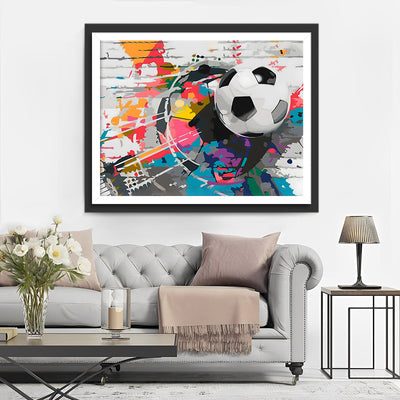 Fußball Diamond Painting