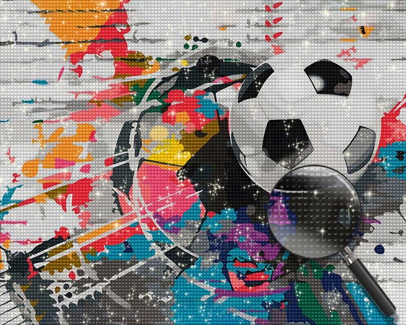 Fußball Diamond Painting