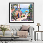 Garten am Meer Diamond Painting