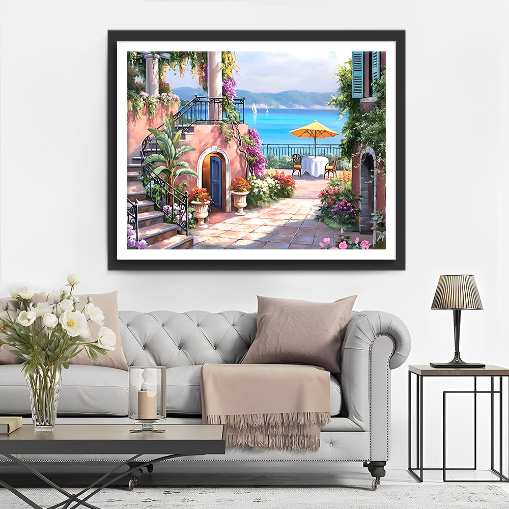 Garten am Meer Diamond Painting