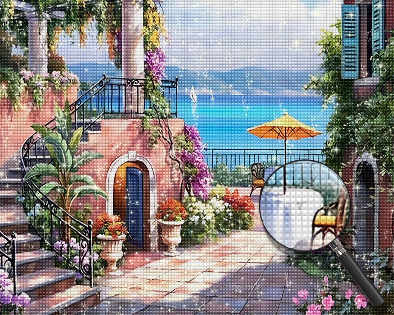 Garten am Meer Diamond Painting