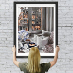 Gebäude außerhalb des Hauses Diamond Painting