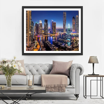 Gebäude in Dubai Diamond Painting