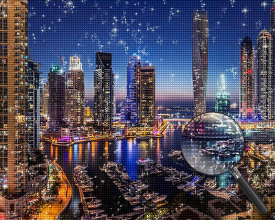 Gebäude in Dubai Diamond Painting