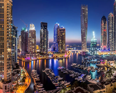 Gebäude in Dubai Diamond Painting