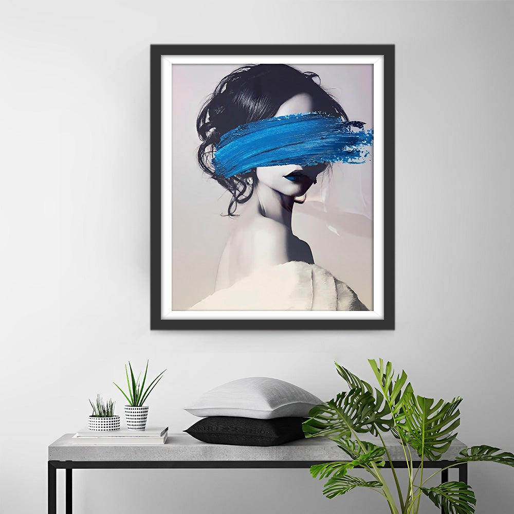 Geheimnisvolle Frau Diamond Painting