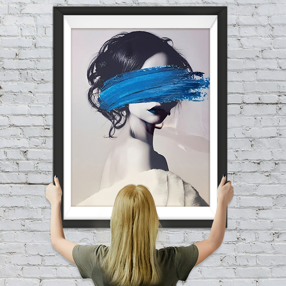 Geheimnisvolle Frau Diamond Painting