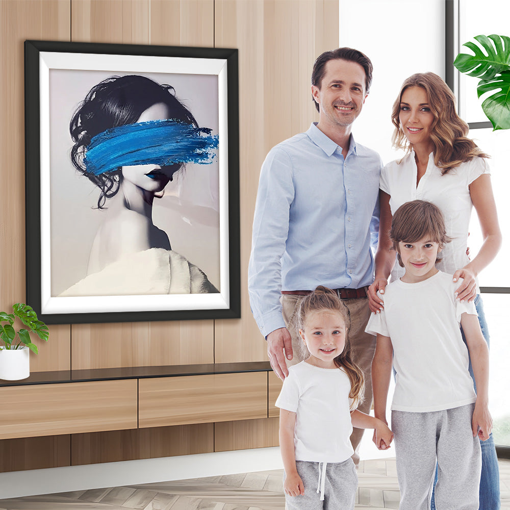 Geheimnisvolle Frau Diamond Painting