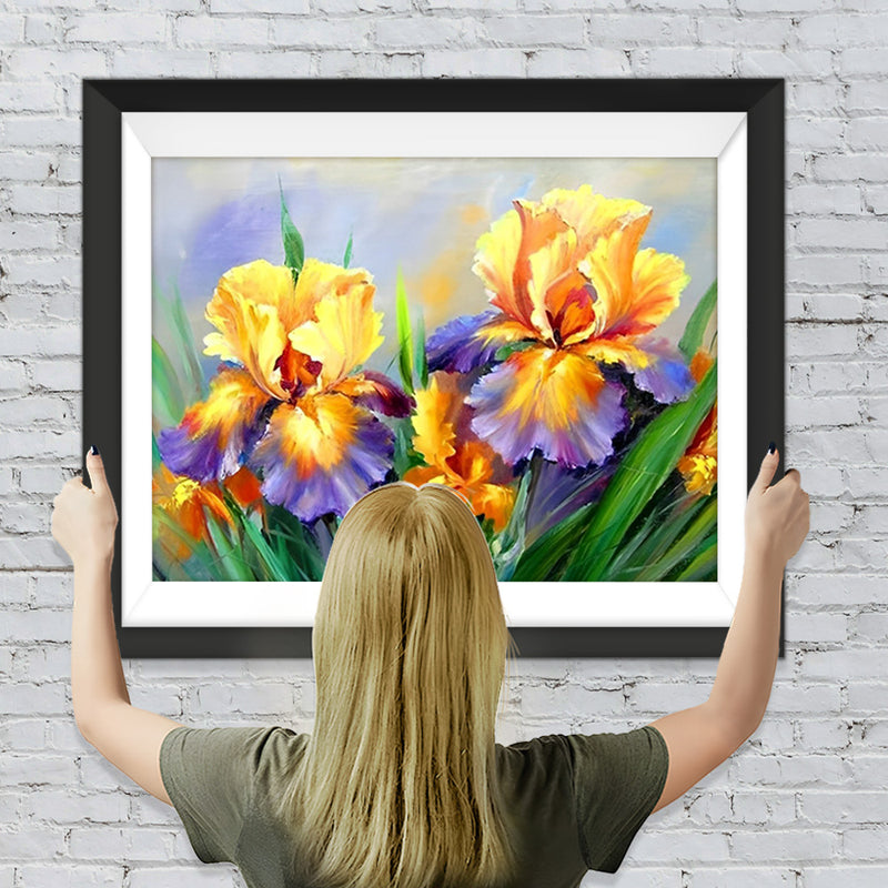 Gelbe Iris Diamond Painting