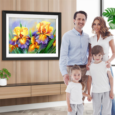 Gelbe Iris Diamond Painting