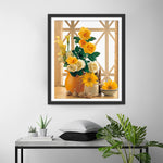 Gelbe Rosen und Sonnenblumen Diamond Painting