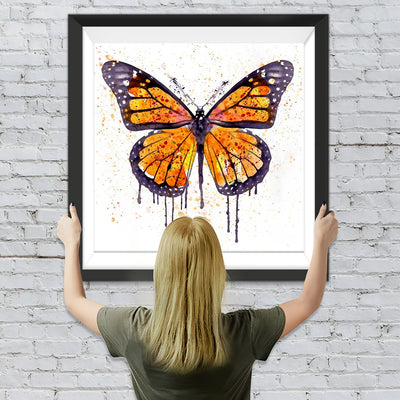 Gelber Schmetterling Diamond Painting