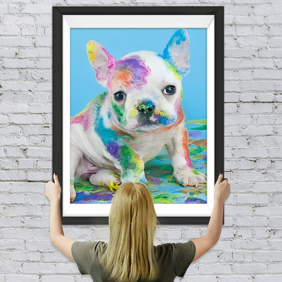 Gemalter Hund Diamond Painting