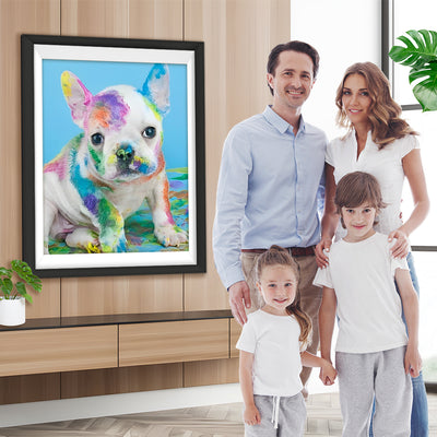 Gemalter Hund Diamond Painting