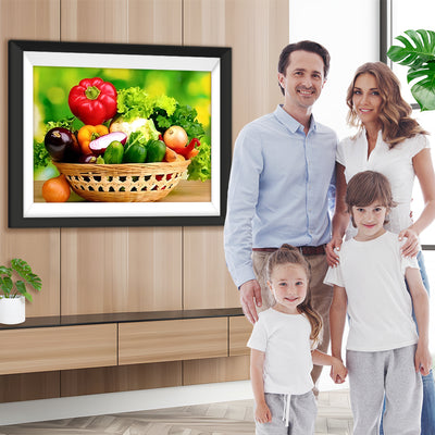 Gemüse im Korb Diamond Painting