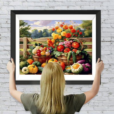 Gemüse und Blumen Diamond Painting