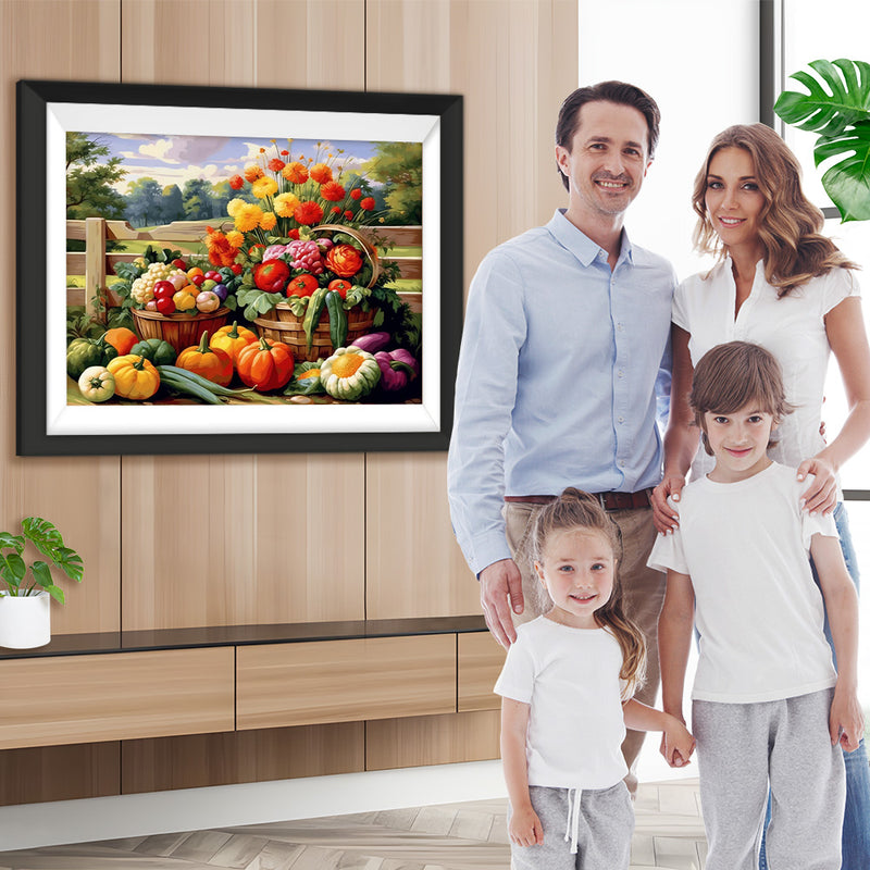 Gemüse und Blumen Diamond Painting