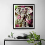 Gemusterter Elefant Diamond Painting