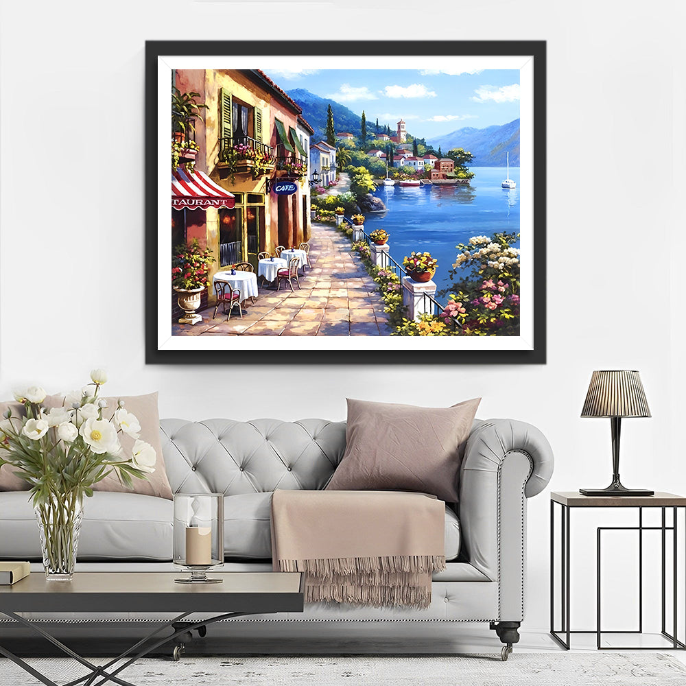 Geschäfte in der Seestadt Diamond Painting