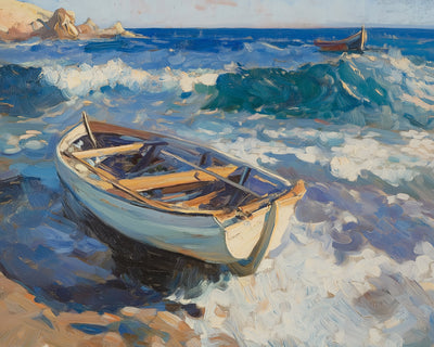 Gestrandetes Schiff Diamond Painting