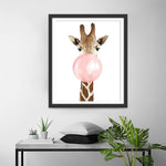 Giraffe mit Kaugummi Diamond Painting