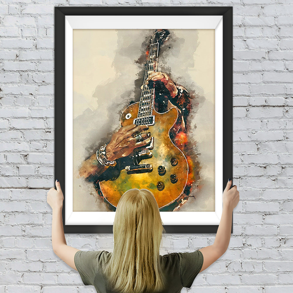 Gitarre spielen Diamond Painting