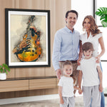 Gitarre spielen Diamond Painting