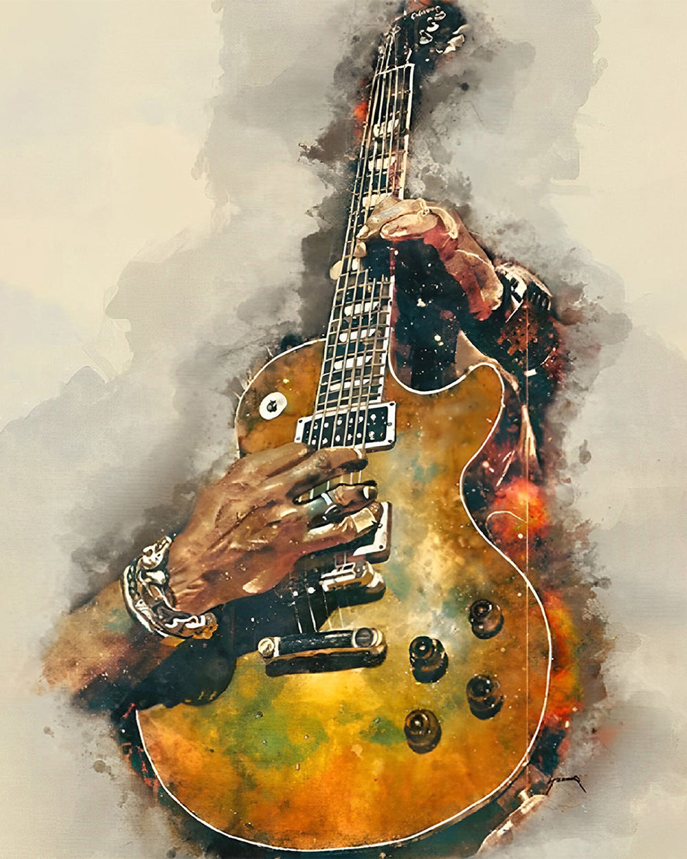 Gitarre spielen Diamond Painting