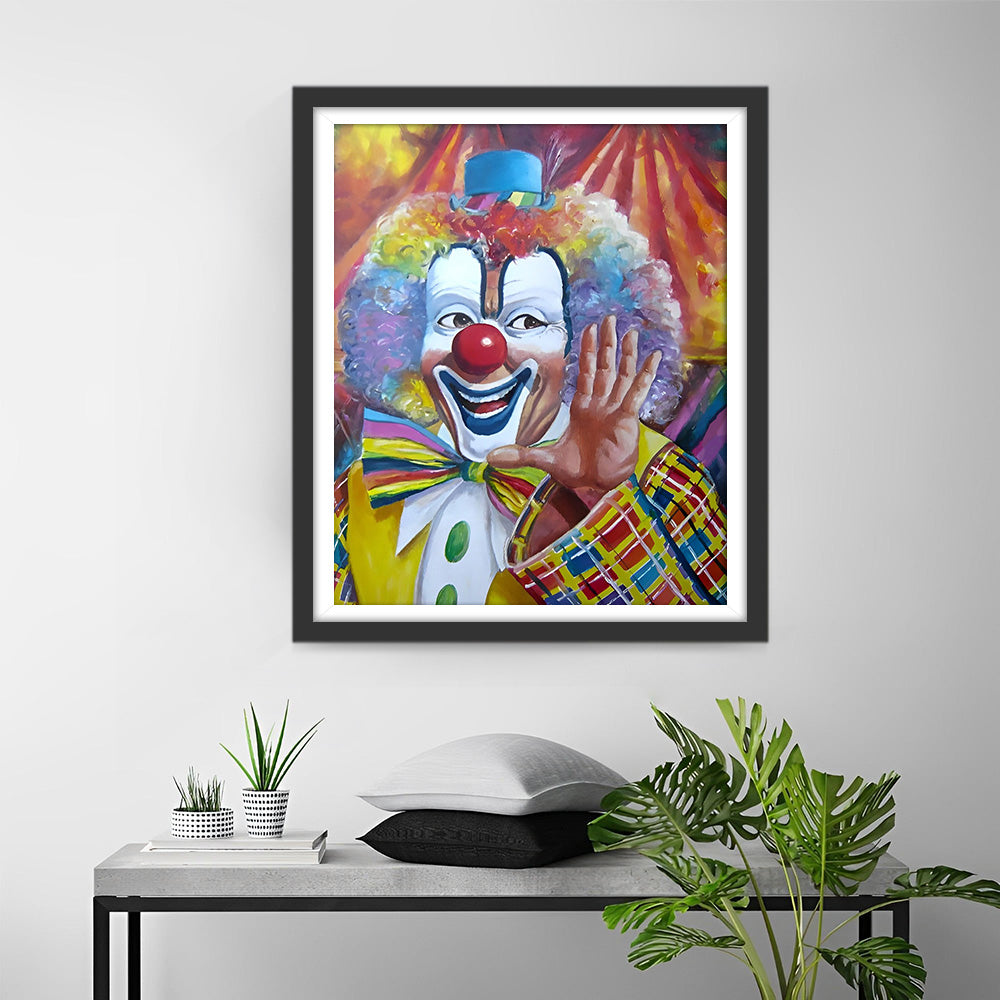 Glücklicher Clown Mann Diamond Painting
