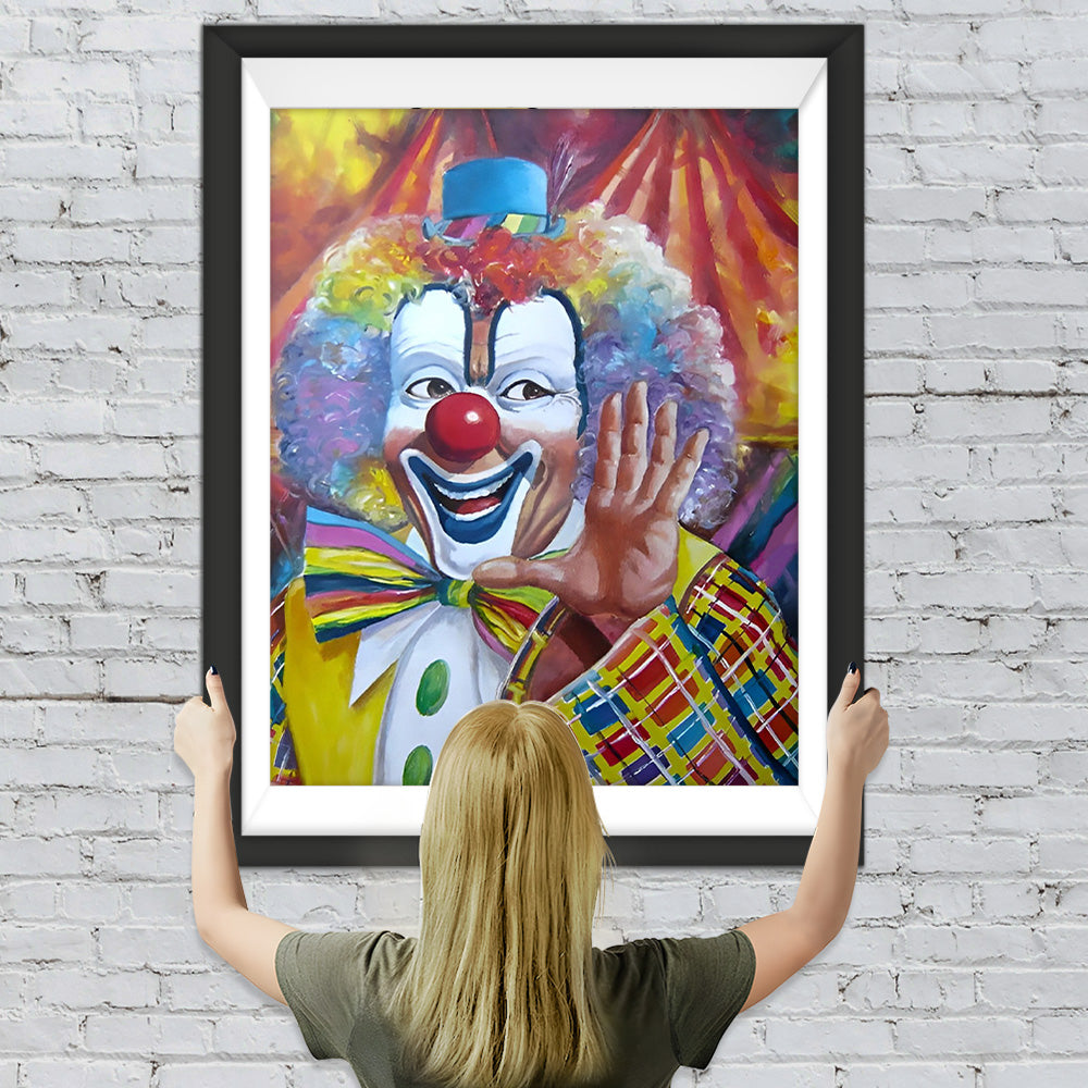 Glücklicher Clown Mann Diamond Painting