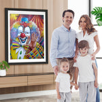 Glücklicher Clown Mann Diamond Painting