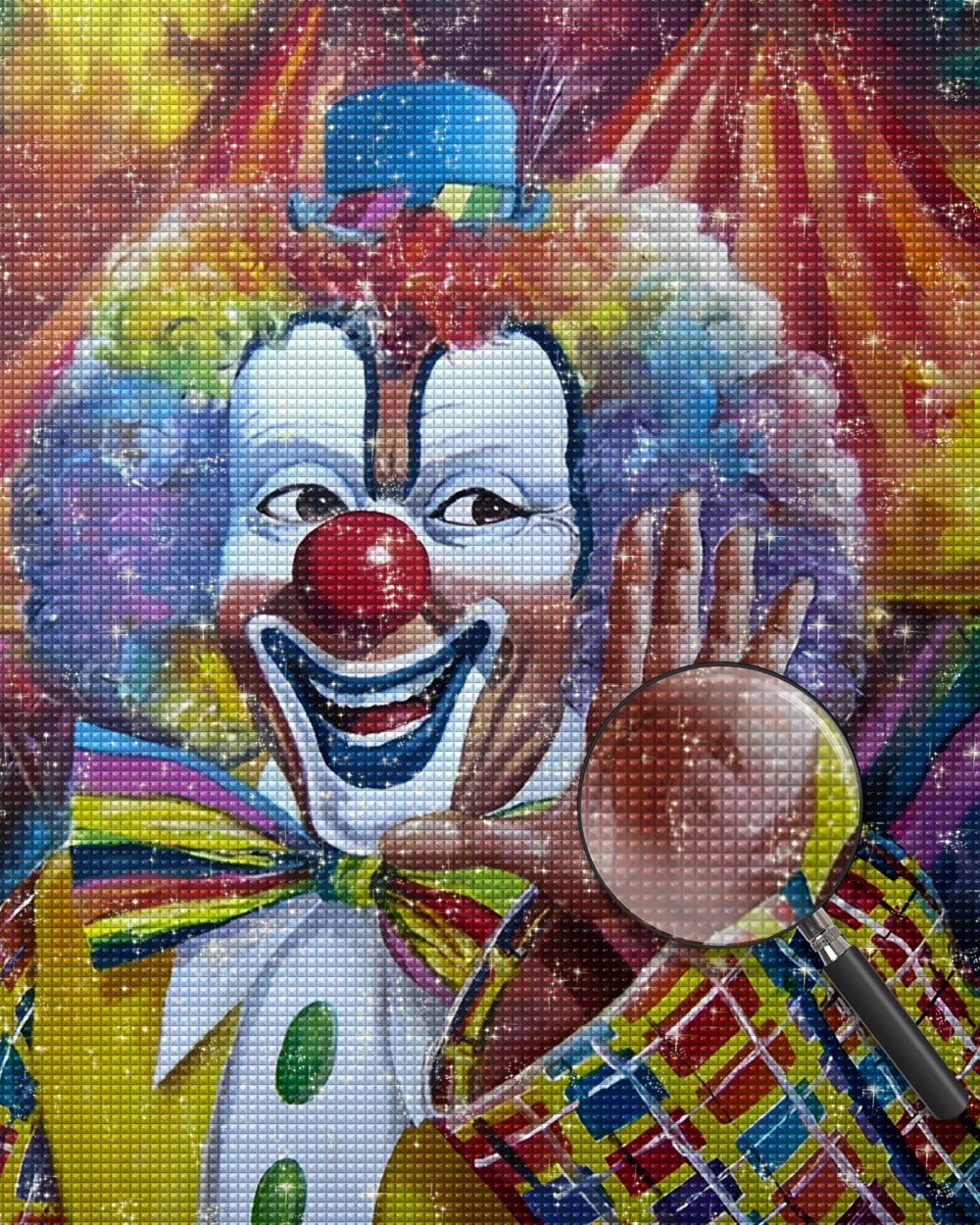 Glücklicher Clown Mann Diamond Painting