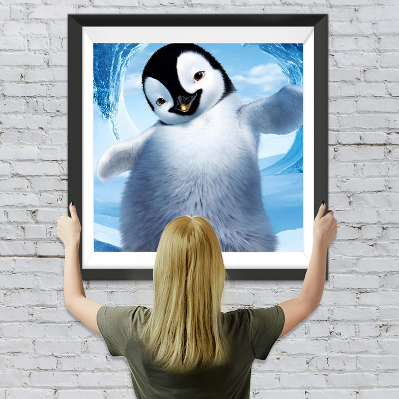 Glücklicher Pinguin Diamond Painting