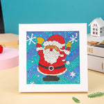 Glücklicher Weihnachtsmann Mini-Kristallpünktchen Diamond Painting