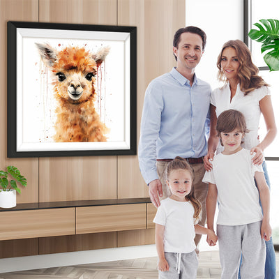 Glückliches Alpaka Diamond Painting