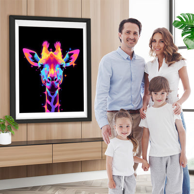Glühende Giraffe im Dunkeln Diamond Painting