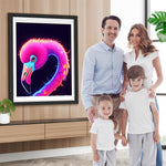 Glühender Flamingo Diamond Painting