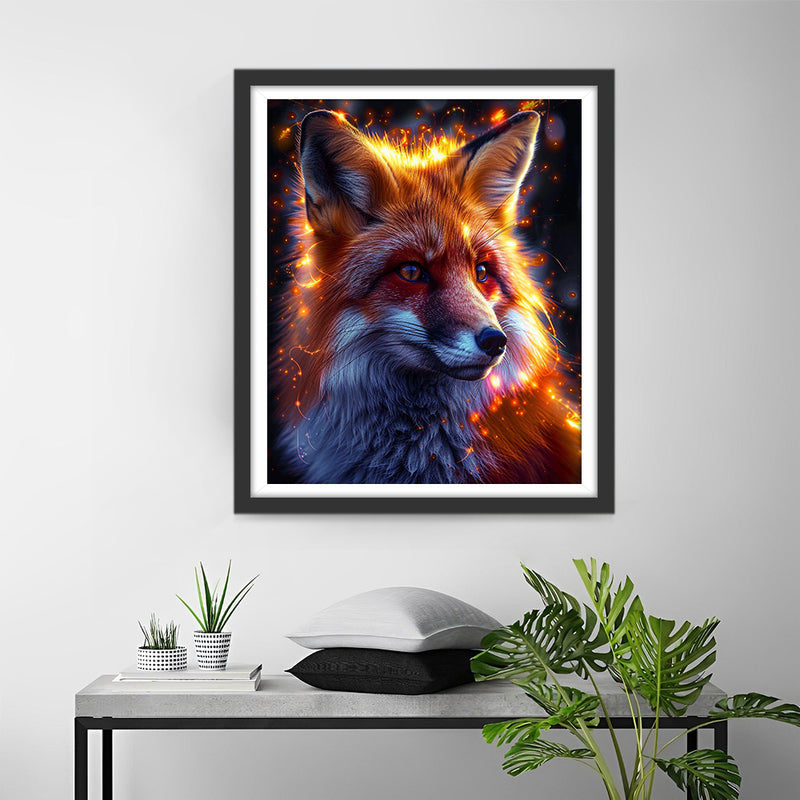 Glühender Fuchs Diamond Painting