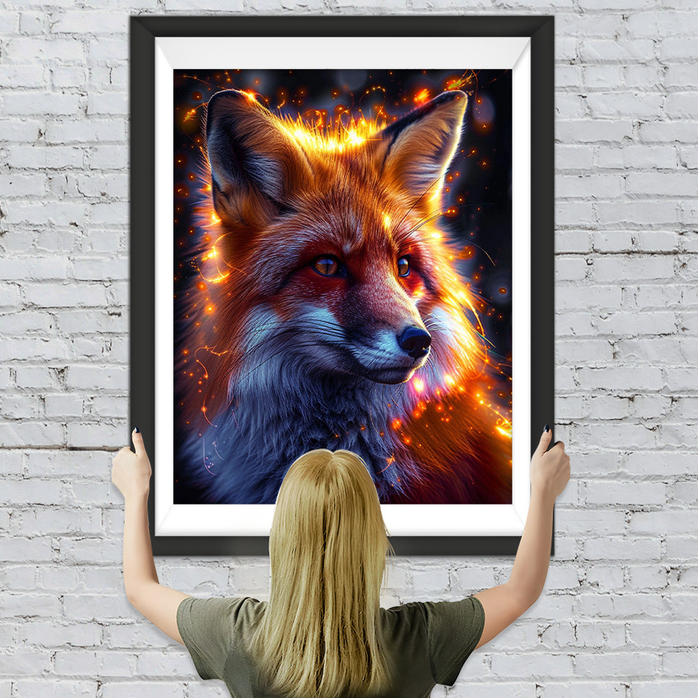 Glühender Fuchs Diamond Painting