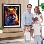 Glühender Fuchs Diamond Painting