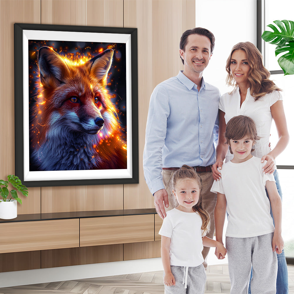 Glühender Fuchs Diamond Painting
