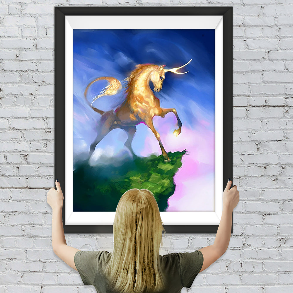 Glühendes Einhorn Diamond Painting