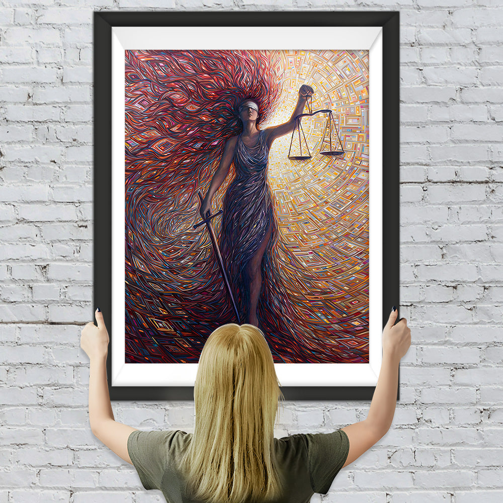 Göttin der Gerechtigkeit Diamond Painting