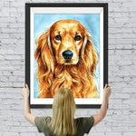 Golden Retriever Diamond Painting